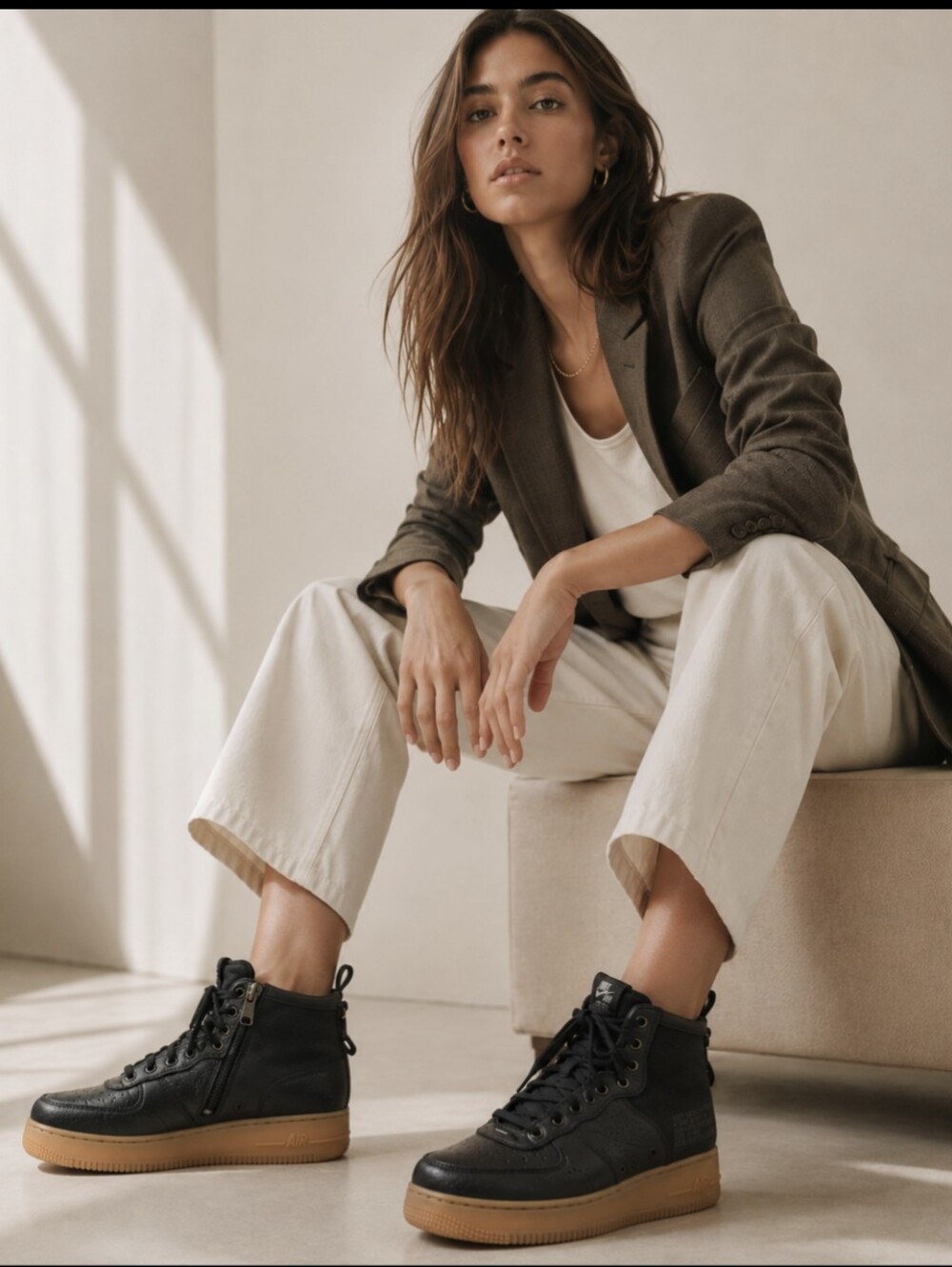 Nike AF1 High Utility Sneakers - Black High-Top Sneakers